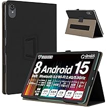 山善QA15-80 8インチIPS Android 15タブレット